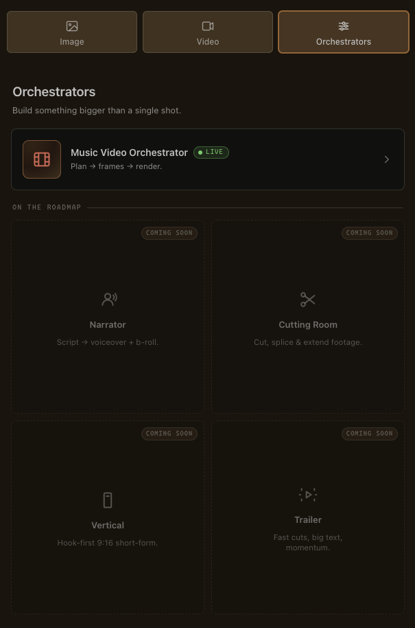 Frame Minion orchestrators tab